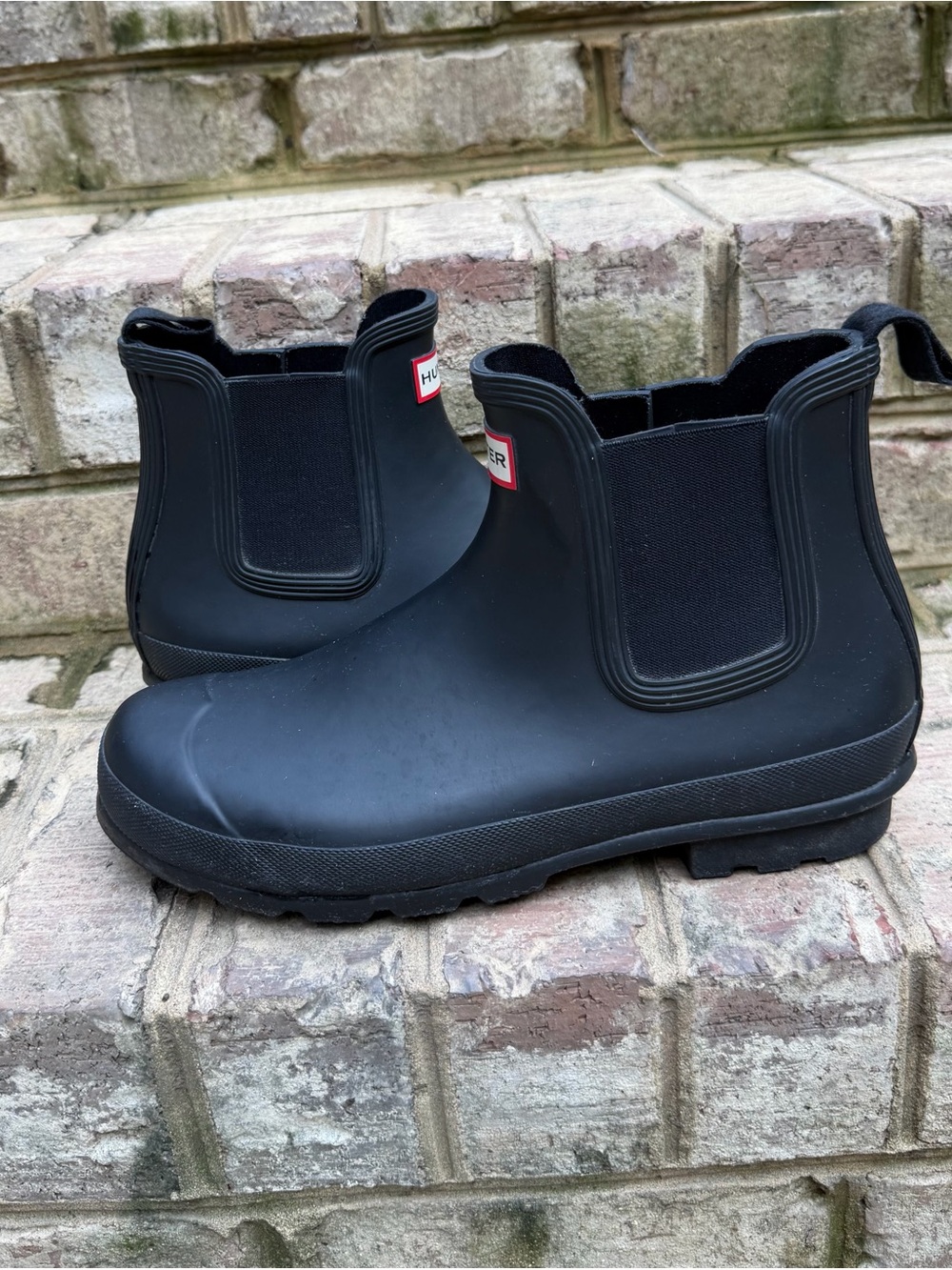 Hunter Original Chelsea Black Waterproof Rain Boots Women’s 11